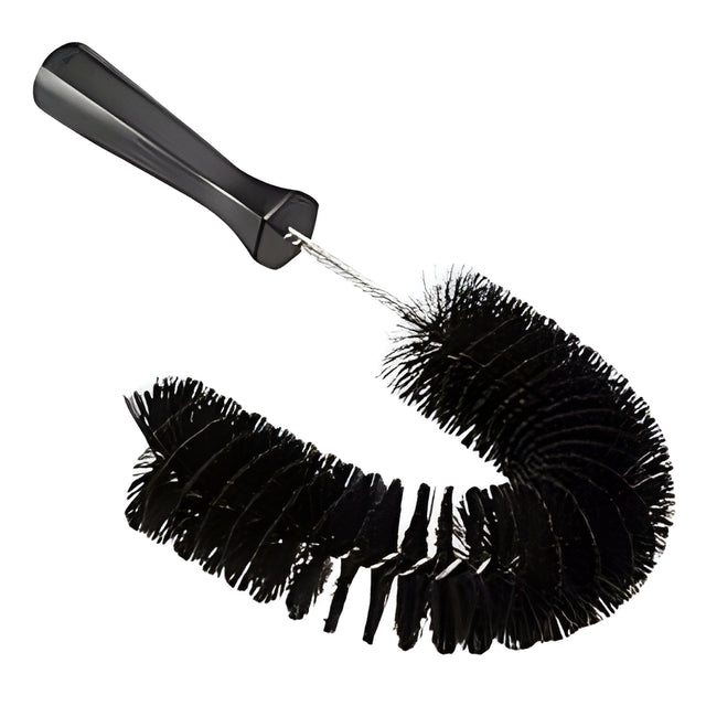 Vikan Hooked Brush, Medium/Stiff Bristles, 15-1/2" Long, Black – 1 Ea