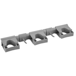 Vikan Hygienic Hi-Flex Wall Bracket System, Grey- 1 Each