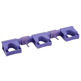 Vikan Hygienic Hi-Flex Wall Bracket System, Purple- 1 Each