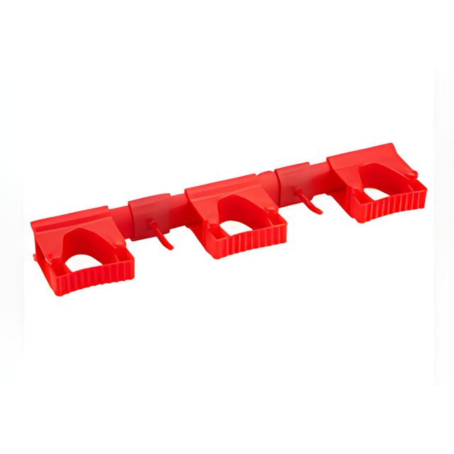 Vikan Hygienic Hi-Flex Wall Bracket System, Red