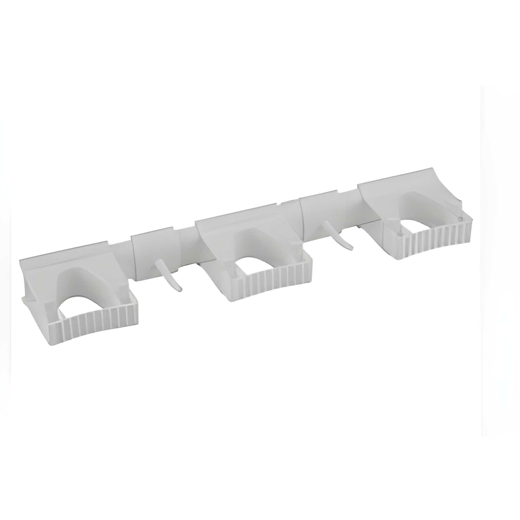 Vikan Hygienic Hi-Flex Wall Bracket System, White- 1 Each