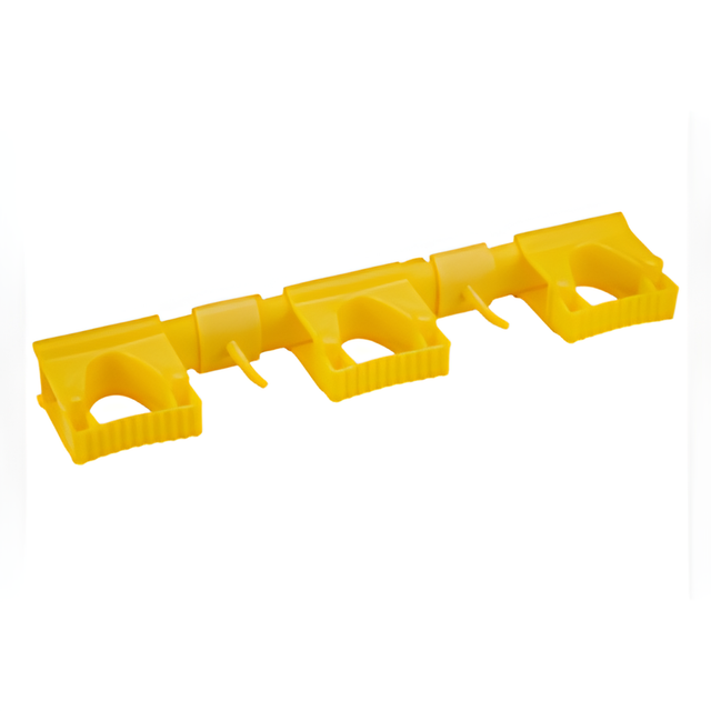 Vikan Hygienic Hi-Flex Wall Bracket System, Yellow