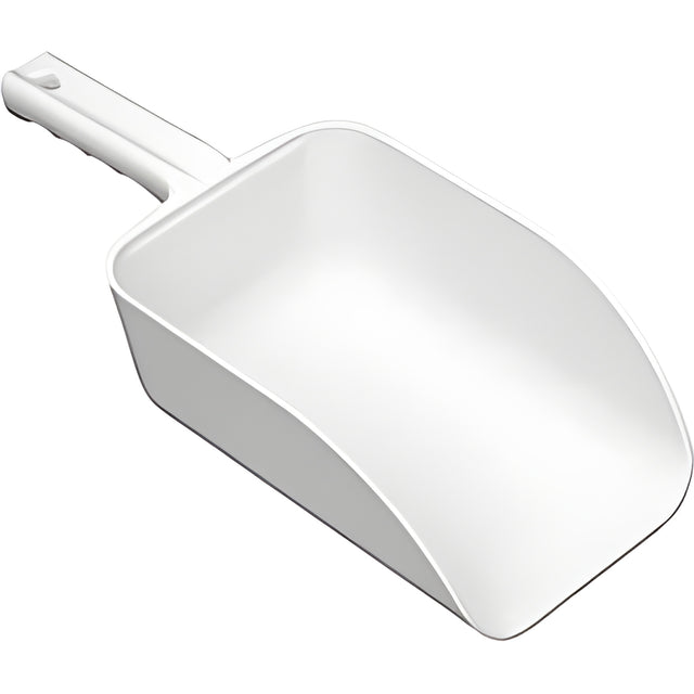 Vikan Large Hand Scoop, Plastic, White, 82 oz