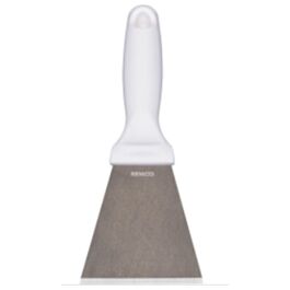 Vikan Large Stainless Steel Scraper, White, 3" W x 9" L - 1 Each