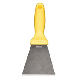 Vikan Large Stainless Steel Scraper, Yellow, 3" W x 9" L - 1 Each