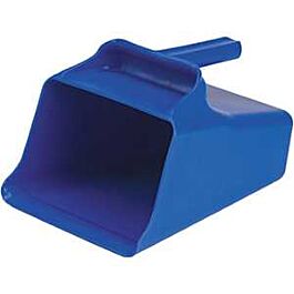 Vikan Mega Hand Scoop, Plastic, Blue, 128 oz.- 1 Each