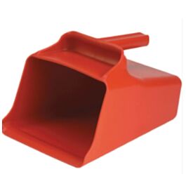Vikan Mega Hand Scoop, Plastic, Red, 128 oz.- 1 Each