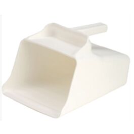 Vikan Mega Hand Scoop, Plastic, White, 128 oz.- 1 Each