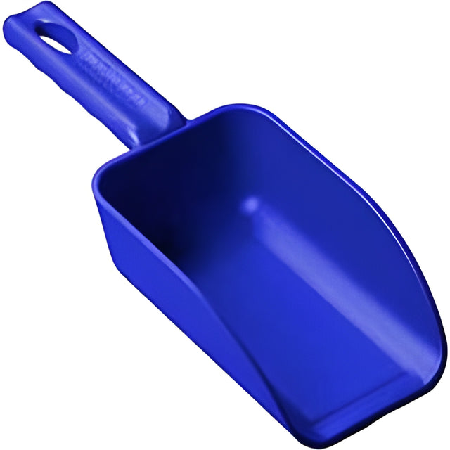 Vikan Mini Hand Scoop, Plastic, Blue, 16 oz