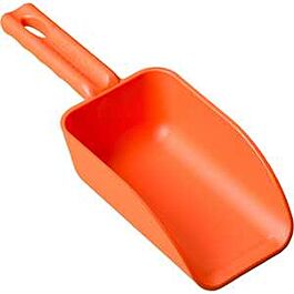 Vikan Mini Hand Scoop, Plastic, Orange, 16 oz.- 1 Each