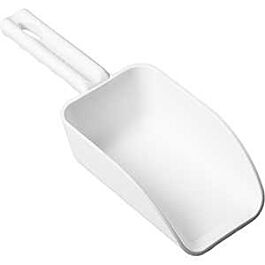 Vikan Mini Hand Scoop, Plastic, White, 16 oz.- 1 Each