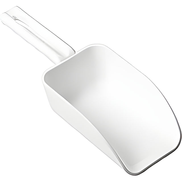 Vikan Mini Hand Scoop, Plastic, White, 16 oz
