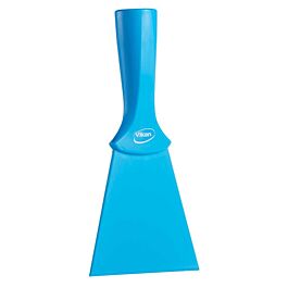 Vikan Nylon Scraper with Threaded Handle, Blue, 4" W x 8" L- 1 Each