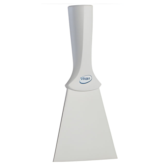 Vikan Nylon Scraper with Threaded Handle, White, 4" W x 8" L