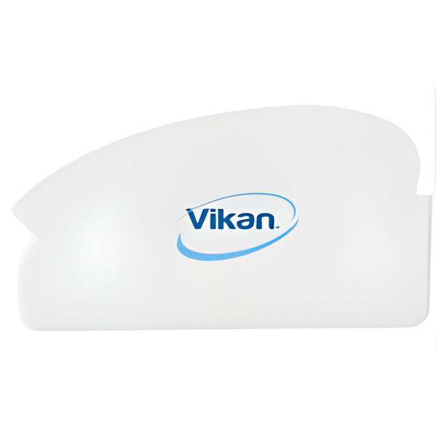 Vikan Nylon Scraper with Threaded Handle, White, 4" W x 8" L