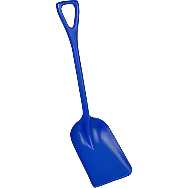Vikan One-Piece Hygienic Shovel, 10" x 6" Blade, 37-1/2" Length, Plastic, Blue