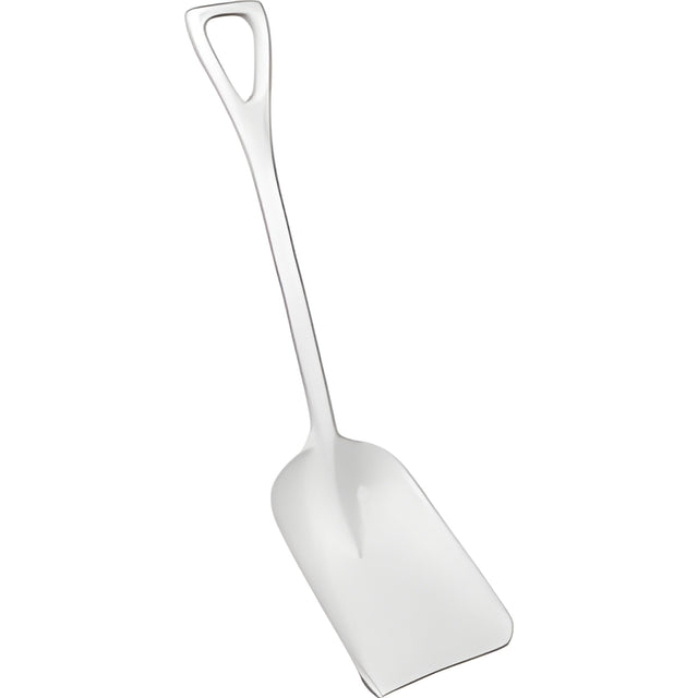 Vikan One-Piece Hygienic Shovel, 10" x 6" Blade, 37-1/2" Length, Plastic, White