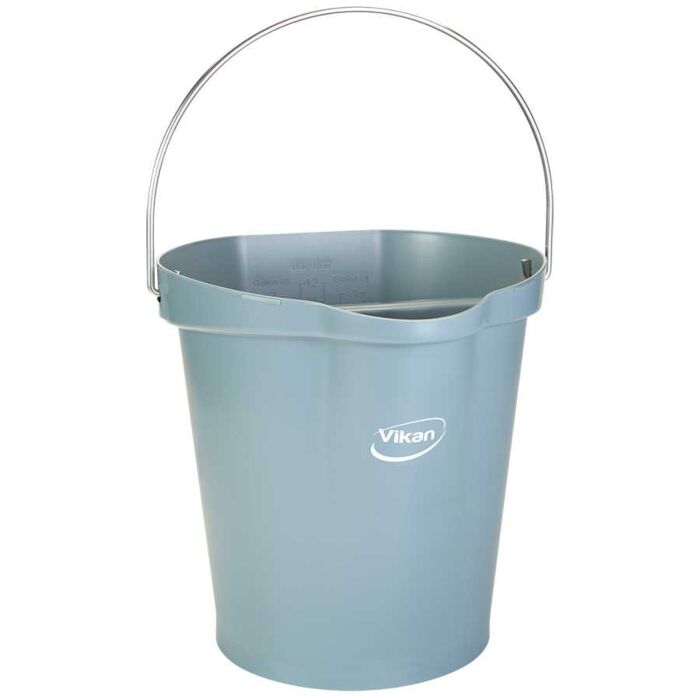 Vikan Pail, Grey, 12L / 3 US Gal. - 1 Each