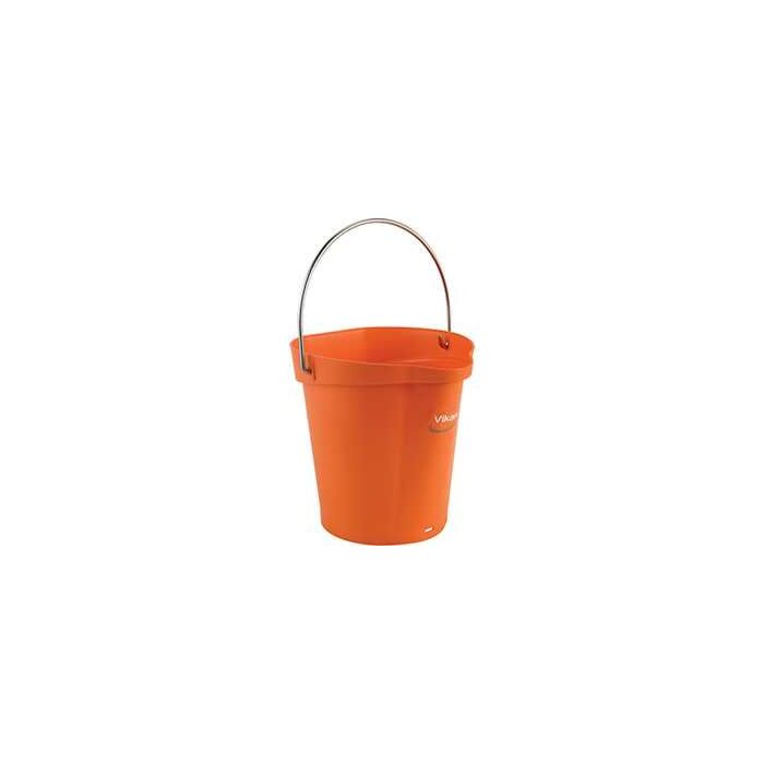 Vikan Pail, Orange, 6L / 1.5 US Gal. - 1 Each