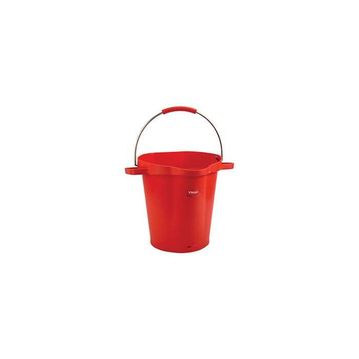 Vikan Pail, Red, 20L / 5 US Gal. - 1 Each