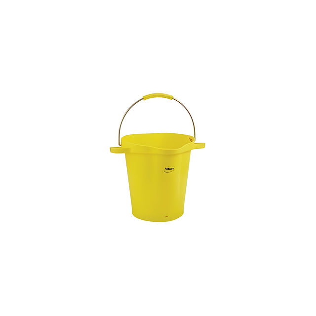 Vikan Pail, Yellow, 20L / 5 US Gal.