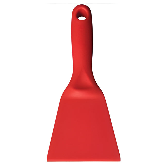 Vikan Plastic Scraper, Red, 3" W x 8" L