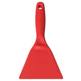 Vikan Plastic Scraper, Red, 4" W x 10" L - 1 Each