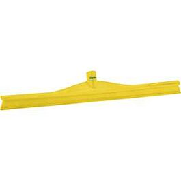 Vikan Single Blade Ultra Hygiene Squeegee, 24", Yellow - 1 Ea