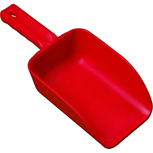 Vikan Small Hand Scoop, Plastic, Red, 32 oz