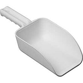 Vikan Small Hand Scoop, Plastic, White, 32 oz.- 1 Each