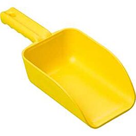 Vikan Small Hand Scoop, Plastic, Yellow, 32 oz.- 1 Each