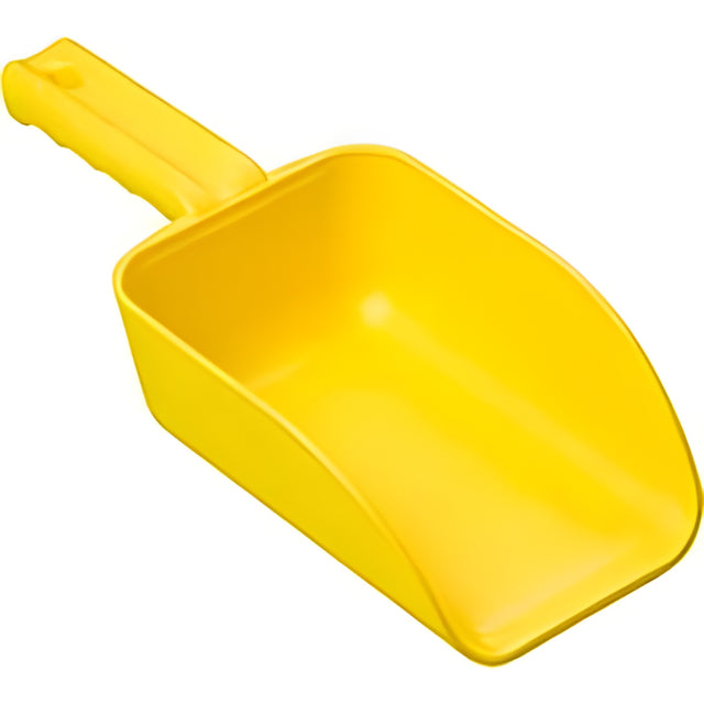 Vikan Small Hand Scoop, Plastic, Yellow, 32 oz