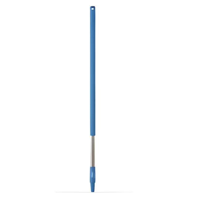 Vikan Stainless Steel Handle, 40", Blue- 1 Ea