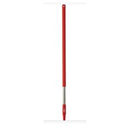 Vikan Stainless Steel Handle, 40", Red- 1 Ea