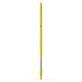 Vikan Stainless Steel Handle, 40", Yellow- 1 Ea