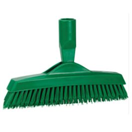 Vikan Tank Brush, Medium Bristles, 8-1/4" Long, Green - 1 Ea
