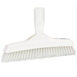 Vikan Tank Brush, Medium Bristles, 8-1/4" Long, White - 1 Ea