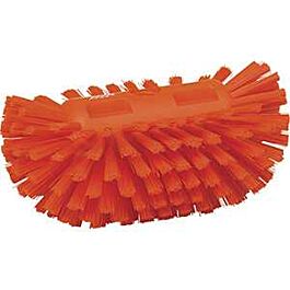 Vikan Tank Brush, Stiff Bristles, 8-1/4" Long, Orange - 1 Ea