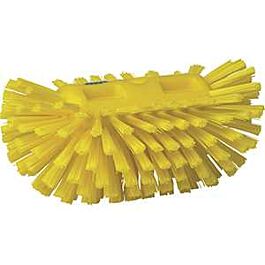 Vikan Tank Brush, Stiff Bristles, 8-1/4" Long, Yellow - 1 Ea