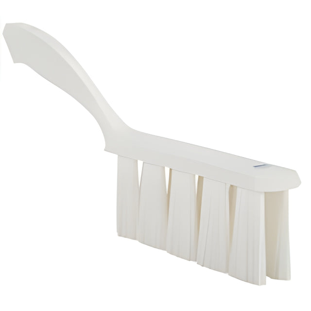Vikan UST Bench Brush, Medium Bristles, 13" Long, White