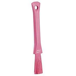 Vikan UST Brush, Soft Bristles, 8" Long, Pink - 1 Ea