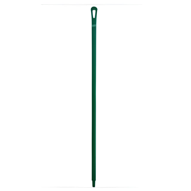 Vikan Ultra Hygiene Handle, Polypropylene, Euro Threaded Tip, 1-1/4" Diameter, 51" Length, Green