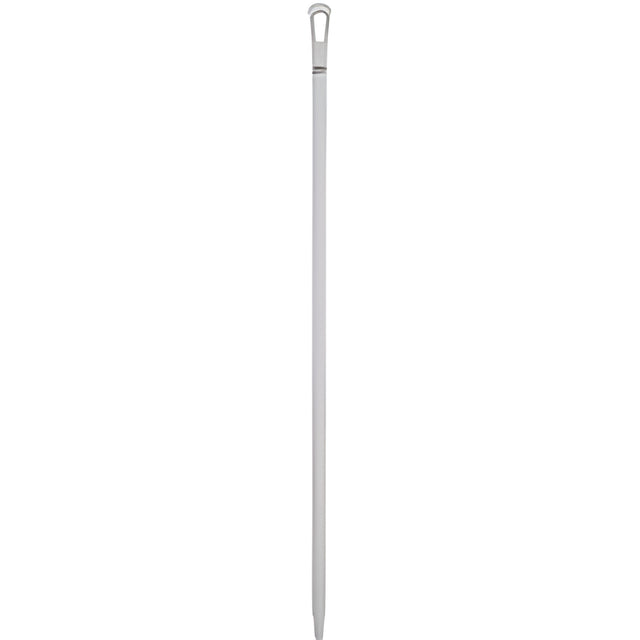 Vikan Ultra Hygiene Handle, Polypropylene, Euro Threaded Tip, 1-1/4" Diameter, 51" Length, White