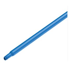 Vikan Ultra Hygiene Handle, Polypropylene, Euro Threaded Tip, 1-1/4" Diameter, 26" Length, Blue- 1 Each