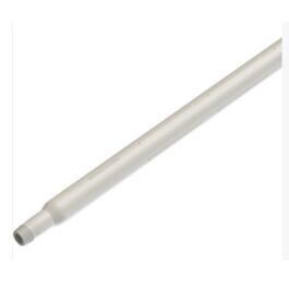 Vikan Ultra Hygiene Handle, Polypropylene, Euro Threaded Tip, 1-1/4" Diameter, 26" Length, White- 1 Each