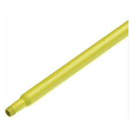 Vikan Ultra Hygiene Handle, Polypropylene, Euro Threaded Tip, 1-1/4" Diameter, 26" Length, Yellow- 1 Each