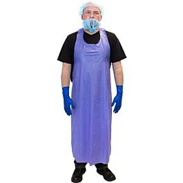 Vinyl Aprons, 6 mil, Blue -12 / Bag