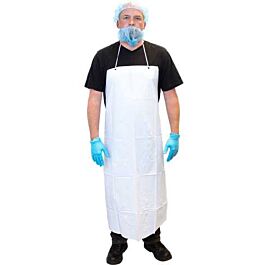 Vinyl Aprons, 6 mil, White -12 / Bag