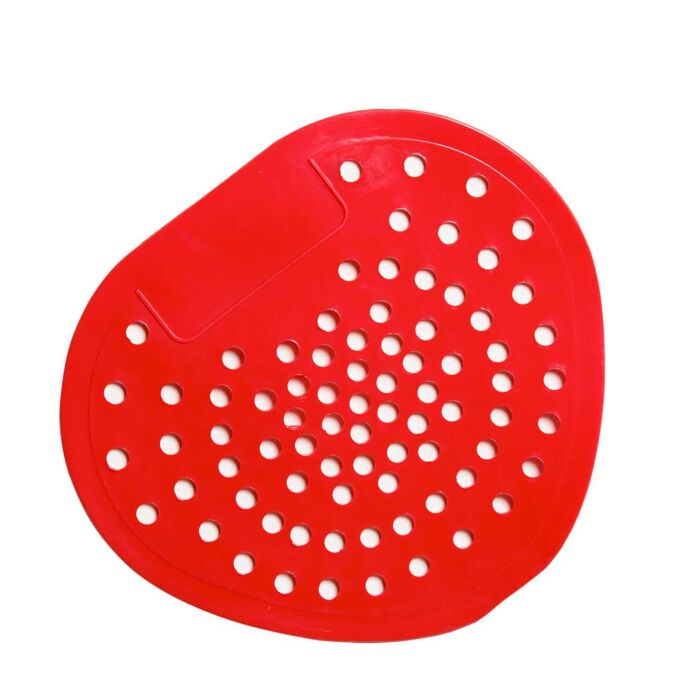 Vinyl Flat Urinal Screen, Red, Cherry Scent- 12 /Box