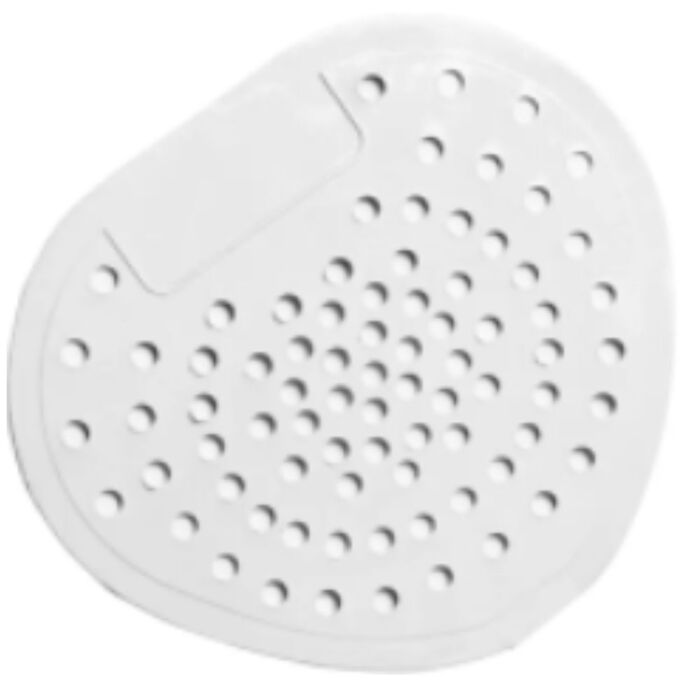 Vinyl Flat Urinal Screen, White, No Scent- 12 /Box